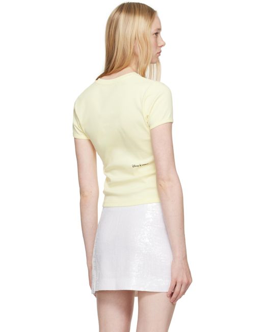 Tシャツ・カットソー Coperni Princess T-Shirt - Cotton - Yellow Disney x Coperni Princess Slim-Fit Tee - Yellow – Kith