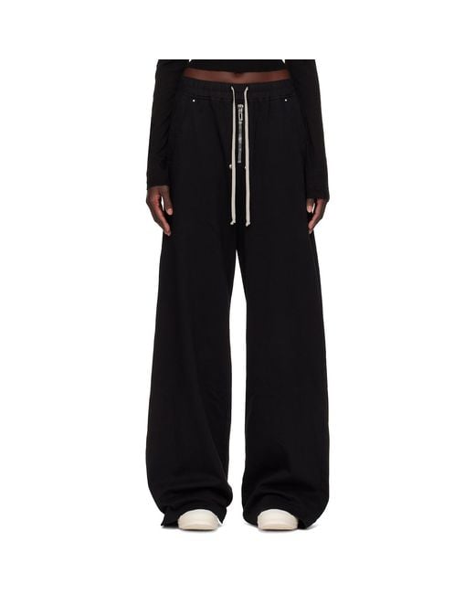 Rick Owens Black Tower Geth Belas Sweatpants