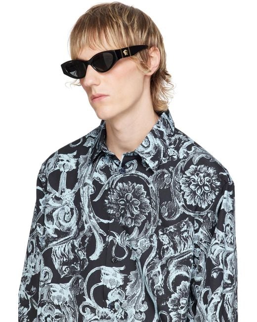 Black medusa versace sunglasses hotsell