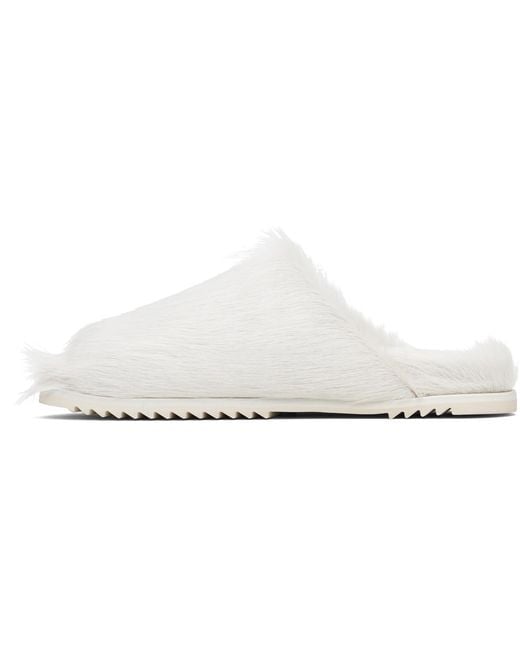Rick Owens Black Off- Pillow Granola Sandals