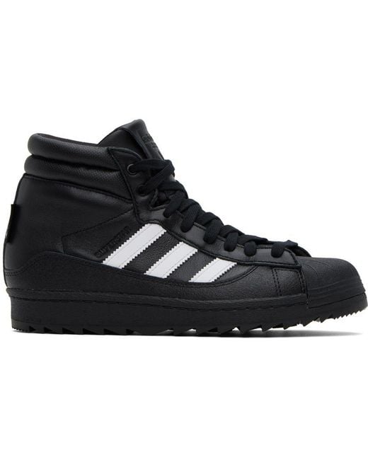 adidas Originals Black Superstar Gore-tex Winter Boots for Men | Lyst
