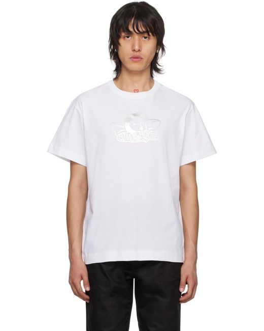 Simone Rocha White Angel T-shirt for men