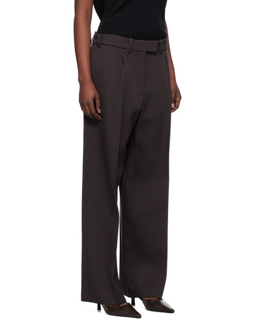 The Row Black Roan Trousers