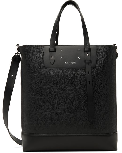 Maison Margiela Black Vertical Shopping Bag for men