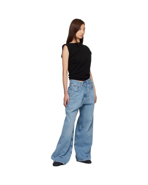 Agolde Blue Vana Fold Jeans