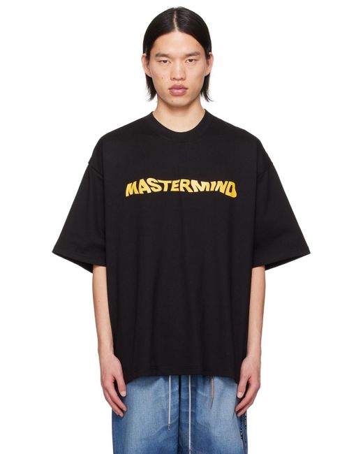 T-shirt noir à image à logo Mastermind Japan pour homme en coloris Black