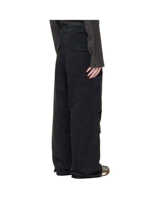 Entire studios Black Barren Cargo Pants for men