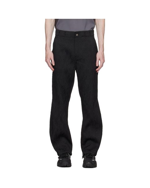 Uncertain Factor Black Lineman Trousers for men