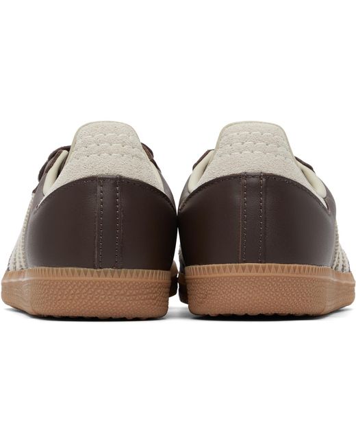 Adidas Originals Brown Samba Og Sneakers for men