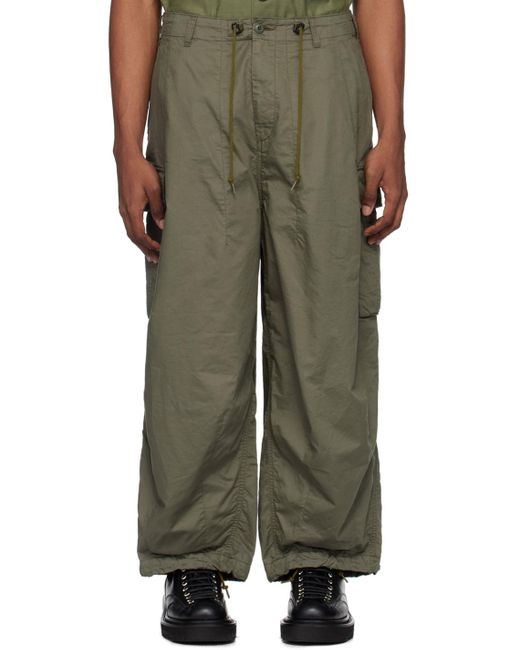 Needles Green H.d. Cargo Pants for men