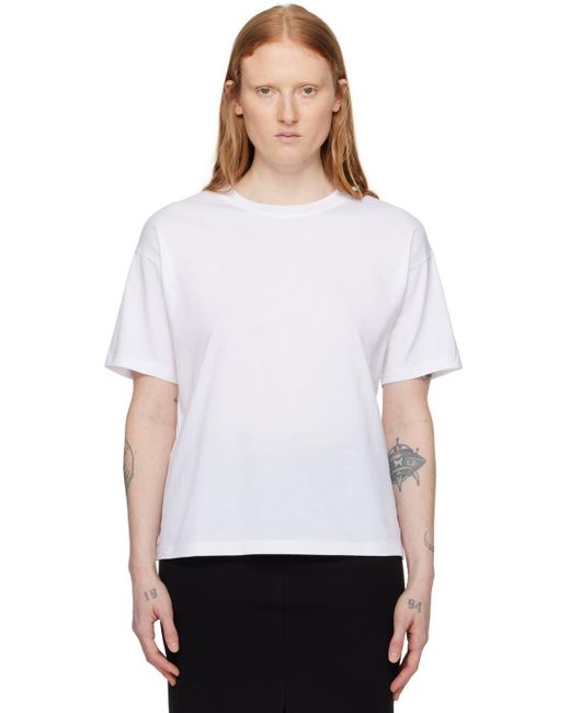 Filippa K White Loose Fit T-shirt
