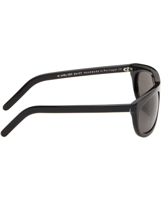 Our Legacy Black Shelter Sunglasses for men