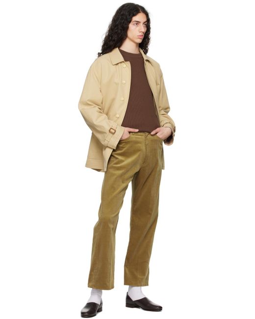 Auralee Natural Finx Trousers for men