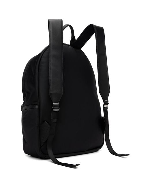 AMI Black Nylon Marcel Backpack