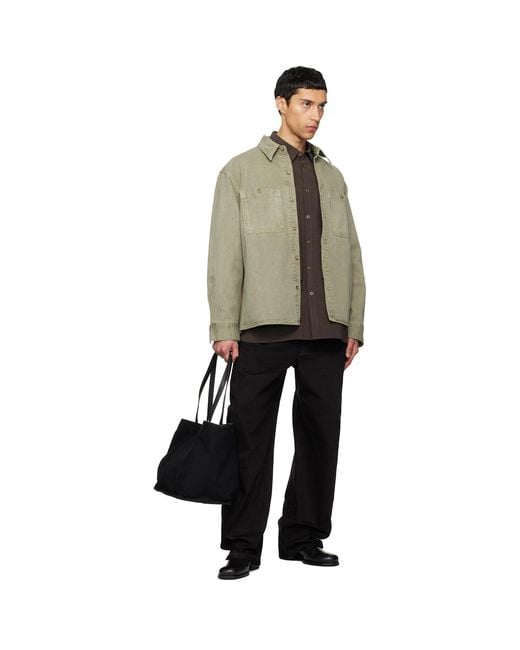 LE17SEPTEMBRE Black Vacanza Canvas Tote for men