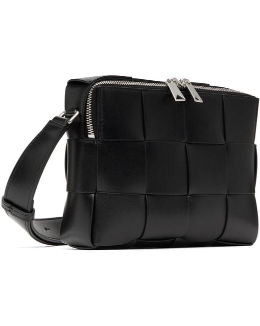 Bottega Veneta Black Cassette Camera Bag
