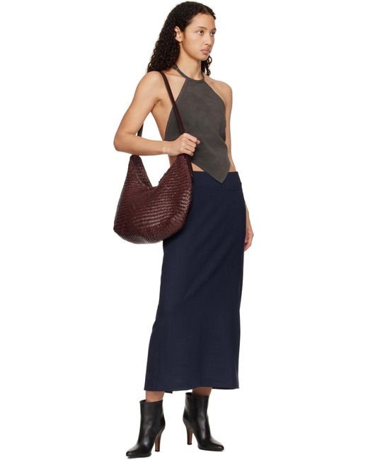 Dragon Diffusion Burgundy Luna Piena Bag in Purple | Lyst UK