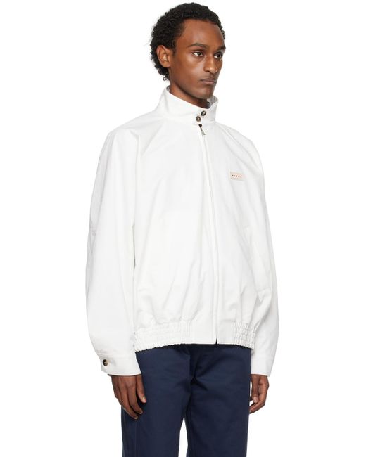 Marni White Oversized Jacket for men
