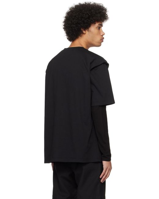 T-shirt noir à logo HELIOT EMIL pour homme en coloris Black