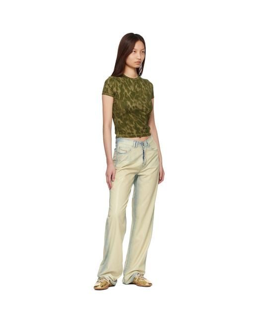 DIESEL Green T-Anima T-Shirt