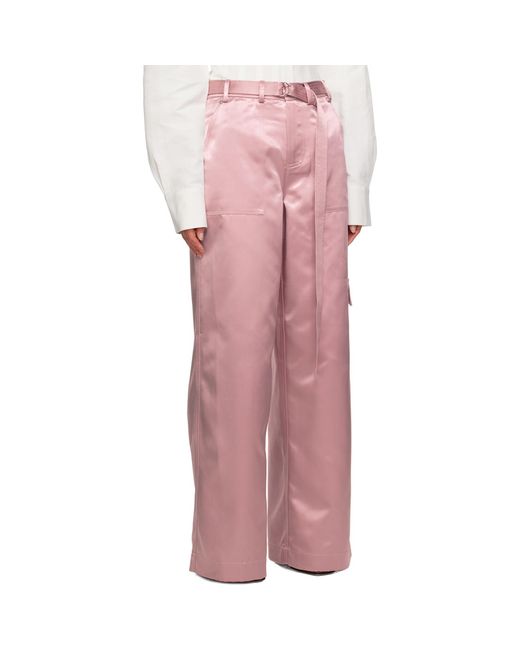 Staud Pink Shay Trousers