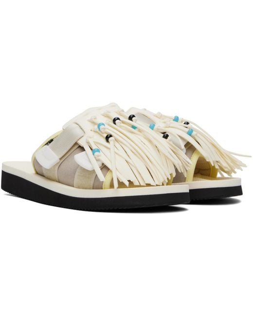 Suicoke Black Off-white Hoto-cab Sandals for men