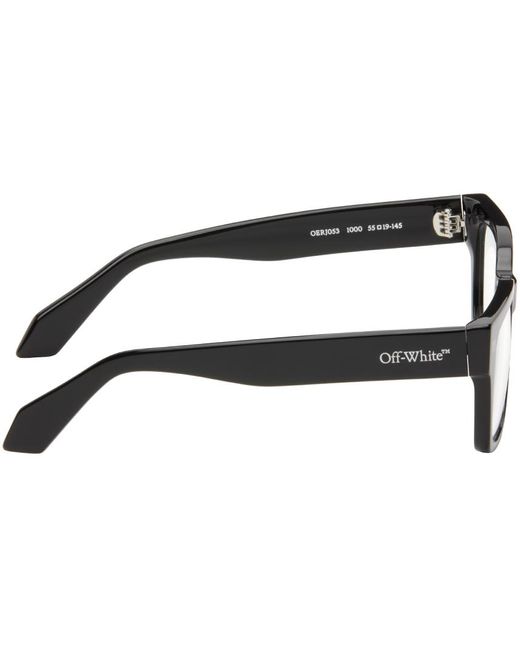 Off-White c/o Virgil Abloh Black Optical Style 53 Glasses for men