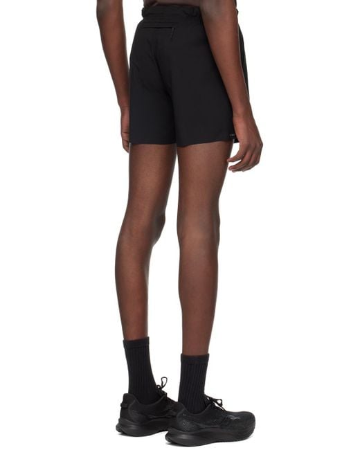 Satisfy Black Unlined 5 Shorts for men