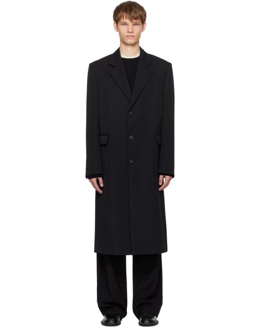 メンズ The Row ブラック Compa コート Black