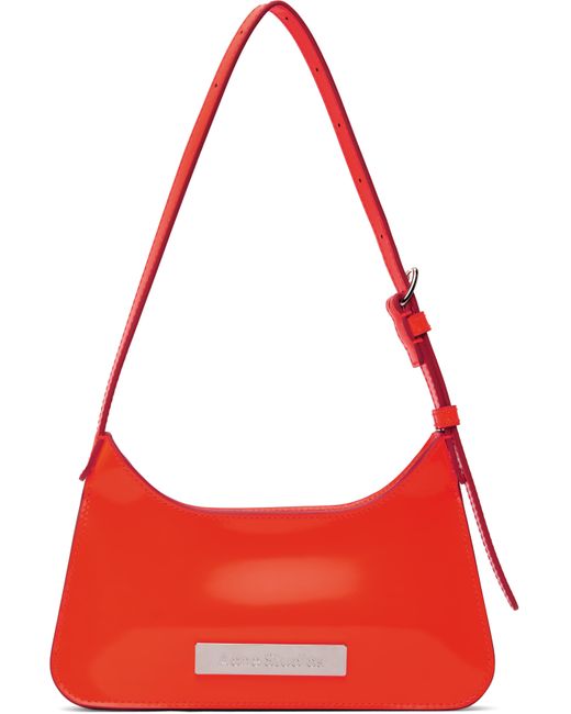 Acne オレンジ マイクロ Platt ショルダーバッグ Red