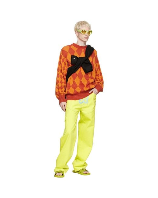 Columbia Orange Ssense Exclusive Shradha Kochhar Edition Sweater for men