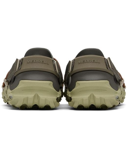 Merrell Black Hydro Moc At Cage Sandals for men