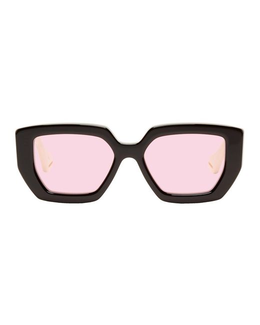 gucci black and pink sunglasses