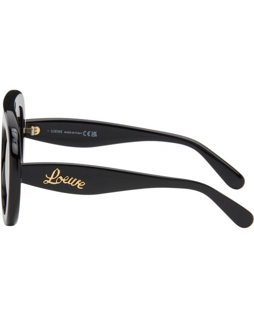 Loewe Black Curvy Sunglasses for men