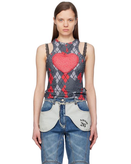 ANDERSSON BELL Multicolor Ssense Exclusive Puffy Heart Saver Tank Top