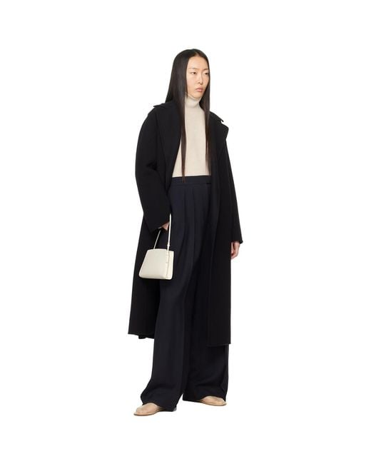The Row Black Malika Coat