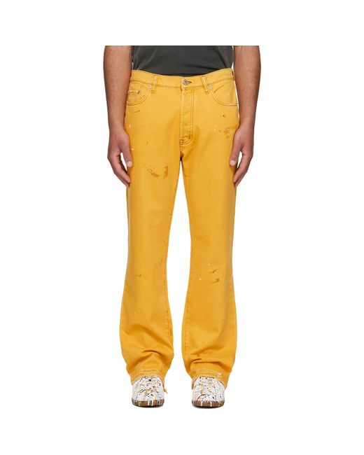 GALLERY DEPT. Yellow Marley Jeans for men