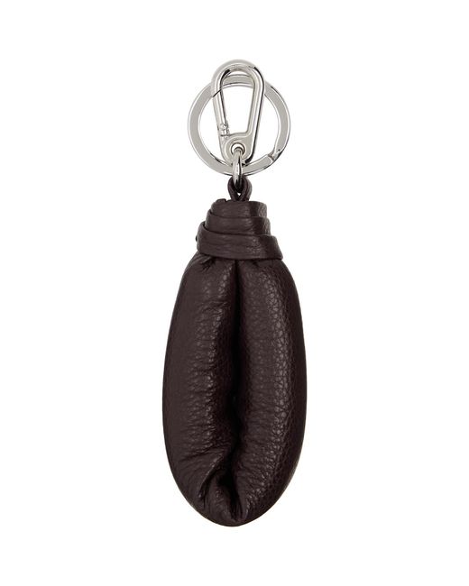 Lemaire Black Wadded Keychain for men