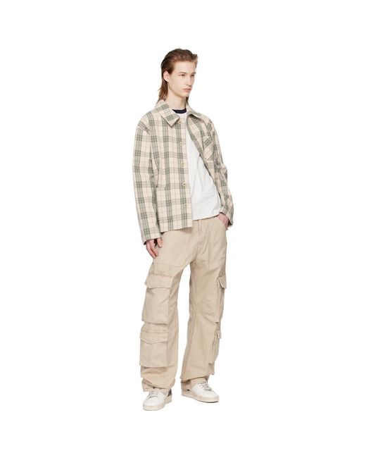 Golden Goose Deluxe Brand Natural En Goose Pocket Cargo Pants for men