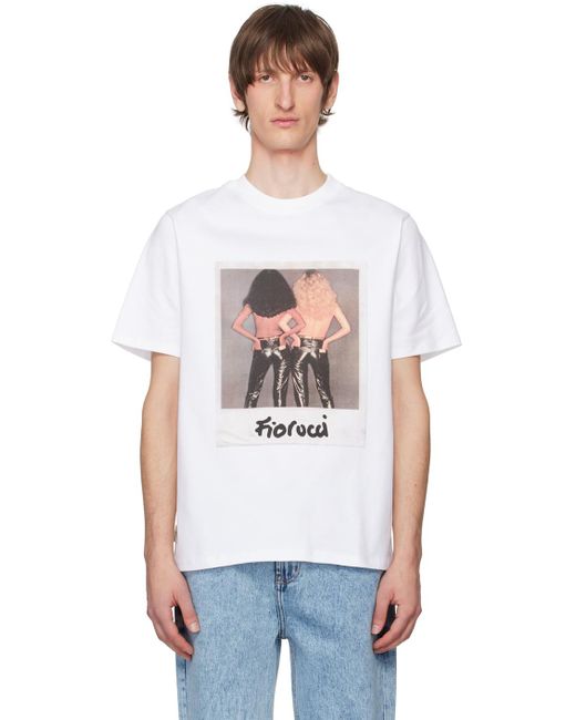 メンズ Fiorucci ホワイト Polaroid Tシャツ White
