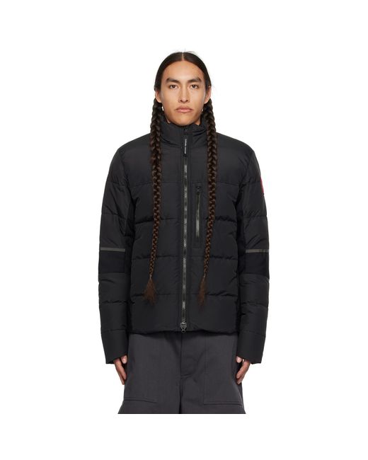 Canada Goose Black Hybridge Down Jacket for men