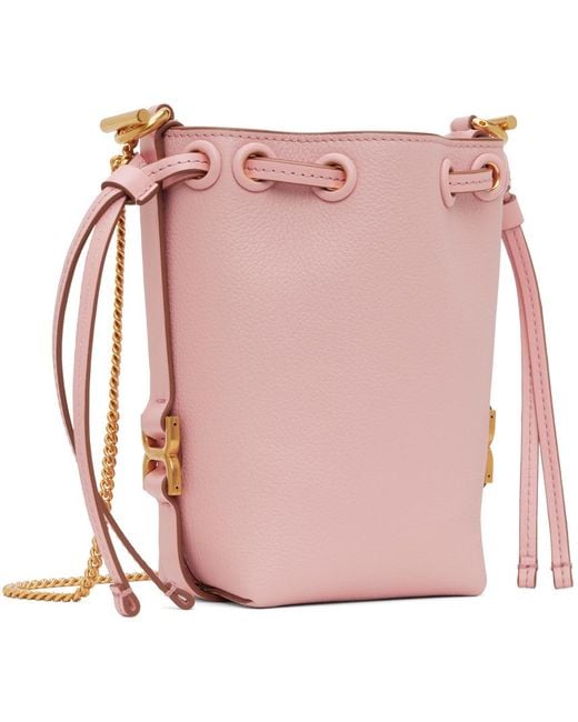 Chloé マイクロ Marcie バケットバッグ Pink