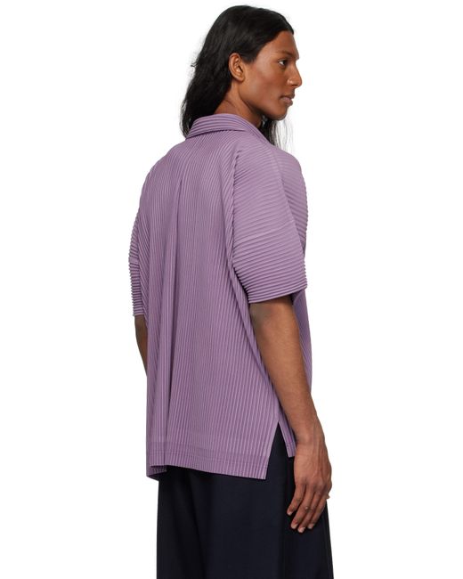 Homme Plissé Issey Miyake Purple Monthly Color April Shirt for men