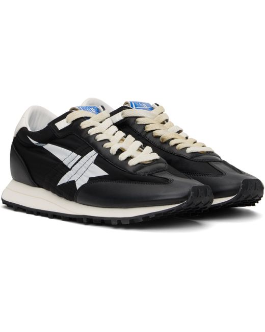 メンズ Golden Goose Deluxe Brand ブラック＆ホワイト Marathon スニーカー Black