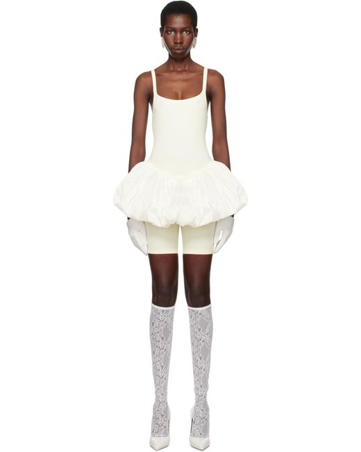 Justaucorps À Ourlet Bouffant Exclusif À Ssense VAQUERA en coloris Black