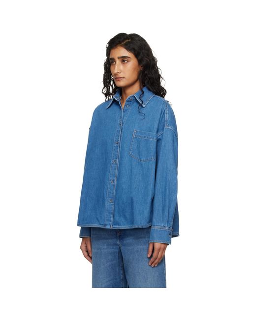 Weekend by Maxmara Blue Foggia Denim Shirt