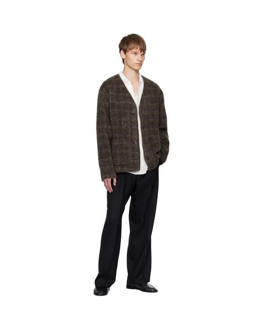 Our Legacy Black Wool Cardigan for men