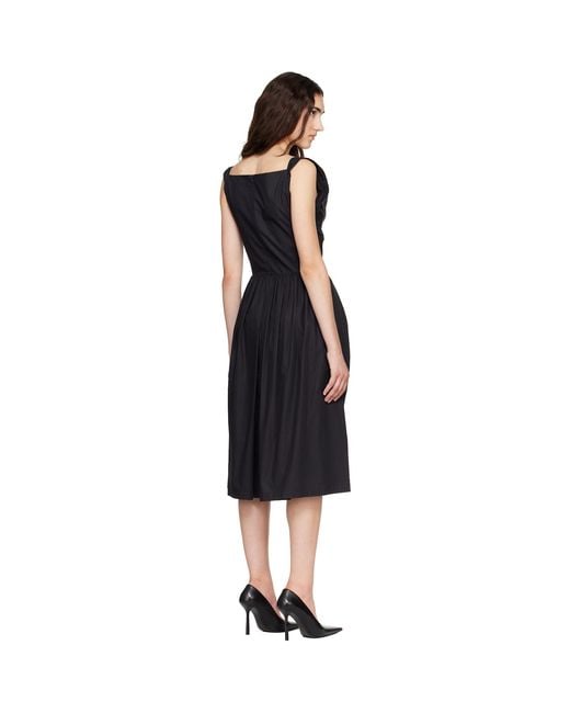 Vivienne Westwood Black Sunday Midi Dress