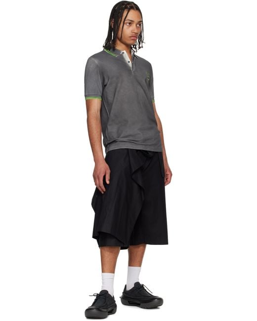 Craig Green Black Fred Perry Edition Tennis Polo for men