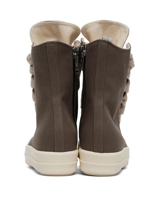 Rick Owens Brown Tower Jumbolace Sneaks Sneakers for men